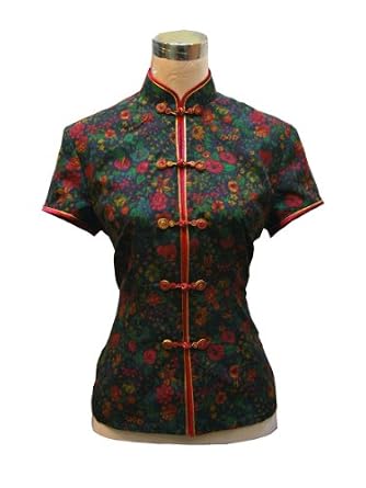 Colorful Fragrance Cloud Silk Flower Blouse