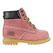 Safety Girl II Steel Toe Waterproof Womens Work Boots - Light Pink