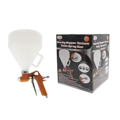 IIT 14300 1.5-Gallon Gravity Hopper Texture Paint Spray Gun with 3 Nozzles