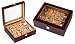 Luxury Gifts Inc Mahogany Solid Wood Watch Box for 8 Watches with XXL Compartments - Soft Cushions and Window and Lock