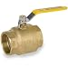 Smith-Cooper International 8155 Series Brass Ball Valve, Inline, Lever Handle, NPT Female