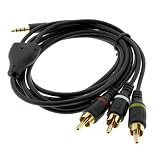Microsoft Zune 30GB, 80GB, 4GB, 8GB AV ( Audio Video ) RCA Cable - 4.5 Feet