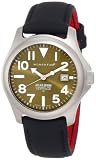 Momentum Men's 1M-SP00G12B Atlas Green Dial Black Touch Leather Watch