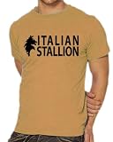 Touchlines Italian Stallion T-Shirt, Gr��e M, sand Preisvergleich