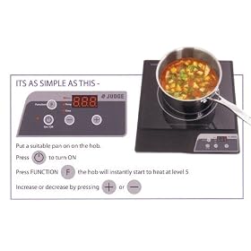 Judge Portable Induction Hob