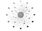 Kitchen & Housewares : Present Time Karlsson Wall Clock Sunburst Crystal Large