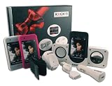 Kiicks Accessory Gift Pack For iPod Touch (Three x Silicone Case, Speakers, USB/CAR/MAINS Charger, Screen Protector, Armband and Neck Strap)