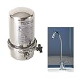 Multi-Pure - CBVOCSB Undercounter Water Filter - Includes Undersink Install Kit and Faucet