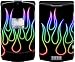 Rainbow Neon Flames Design Protective Skin Decal Faceplate for Motorola RAZR V3/ V3i/ V3c/ V3m/ V3r/ V3t Cell Phones