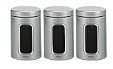 brabantia 窓付キャニスター (1.4L) 3個セット
