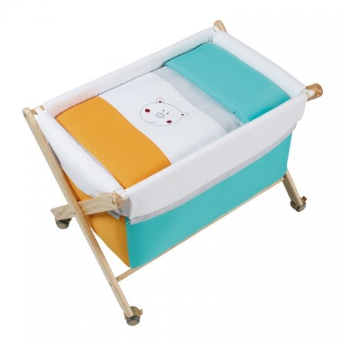 Imagen 1 de Piccolandy-Minicuna plegable natural-Colección Coloretes-85 Natural