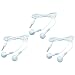 3 pack iphone 2g 3g 3gs headphone with microphone - WHITE