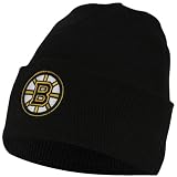 NHL Reebok Boston Bruins Domestic Cuffed Knit Beanie - Black