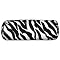 Zebra Bolster Pillow - Black/ White (9x21")
