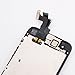 Black Front Housing LCD Display Touch Digitizer Screen Assembly + Home Button +Rear Camera Flex Cable For Iphone 5s