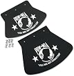 DRAG SPECIALTIES DRAG SPECIALTIES RUBBER POW-MIA MUDFLAP (MEDIUM)
