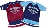 Infant Boys' Mesh Short Set with Basketball Theme