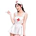 【ワールド☆コスチューム】 エプロンドレス☆セクシーナース服 / コスプレ 白衣 看護婦 【yl013：WH】