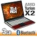 Gateway M-1629 Refurbished Notebook PC - AMD Turion X2 TL-60 2.0Ghz, 3GB DDR2, 250GB SATA HDD, DVDRW DL, Bluetooth, 802.11g WLAN, Webcam,15.4