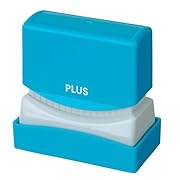 PLUS 個人情報保護スタンプ ケシポン ターコイズブルー IS-100CM TB 37-139