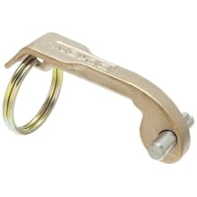 Dixon 300-HR325P-BR Brass Cam and Groove Hose Fitting, Standard Handle Assembly with 1-1/2" Pin, For 3" - 5" Coupler Body
