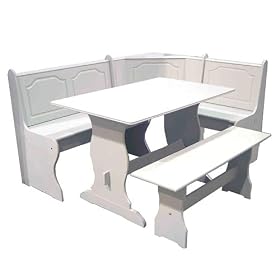 Nook Dining Set - Antique White