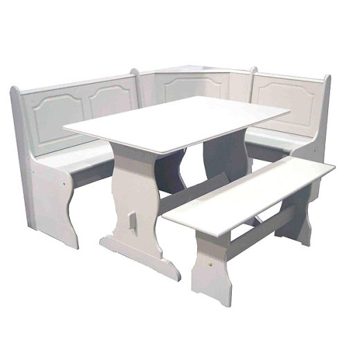 Nook Dining Set - Antique White
