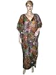 Lounge Wear Womens New Lightweight Sheer Cotton Cover Up Kaftan Dress Caftan Poncho