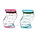 Adorox Liquid Bubble Drop Motion Wheel Zig Zag Desk Toy (Dual Color Z Timer)
