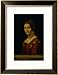 Portrait of a Lady from the Court of Milan, circa 1490-95 Styles Framed Art Poster Print by Leonardo da Vinci, 20x24