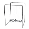 Zeon Newton's Cradle Executive Desktop Toy