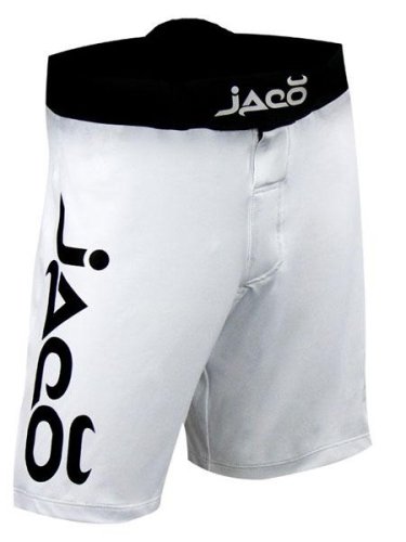 Jaco Male Jaco Resurgence MMA Fight Shorts - White