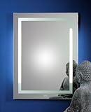 Badspiegel NERO CIRCOLARE 70x60cm