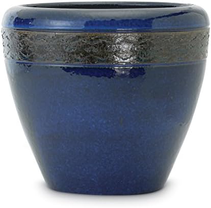 New England Pottery Granada Edged Cup, 17.75", Imperial Blue