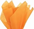 Bulk Tissue Paper Tangerine Light Orange 20" x 30" - 48 Sheets