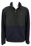 Polo Ralph Lauren Polartec Classic 300 Mens Fleece Jacket Size Small Black Navy