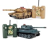 iPlay RC Battling Tanks -Set of 2 Full Size Infrared Radio Remote Control Battle Tanks - RC Tanks : image