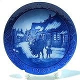 ROYAL COPENHAGEN (ロイヤル コペンハーゲン) 1980年 イヤープレート 【クリスマスツリーを持って家へ】 【並行輸入品】