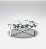 IN-Graphic Circular Glass Table