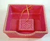 Pink Ceramic Cocktail Napkin Holder