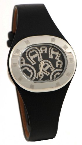 Aigner - A21240LH - Montre Femme - Quartz - Analogique - Bracelet Cuir Noir