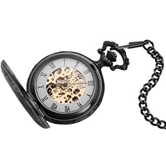 Teilskelettierte Mechanik Taschenuhr mit Gangreserve