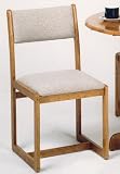Home Elegance 101N Natural Side Chair Pack of 2
