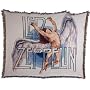 Led Zeppelin Classic Rock Swan Song Icarus Throw Blanket Rug Afghan