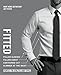 Geoffrey Beene Men's Dress Shirt Fitted Sateen Solid