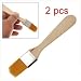 Face Treatment Makeup Tool Facial Mask Orange Brush 2pcs