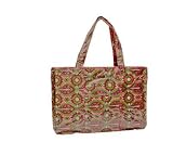 PurseN Luxury Travel Tote in Starburst Pink