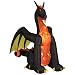 Gemmy 50202 Animated Airblown Fire & Ice Dragon, 9 foot