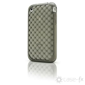 Case-FX Flex Cube Case for iPhone 3G / 3GS (Graphite) + Bonus: Case-FX Reveal Screen Protector for iPhone 3G / 3GS (Clear)