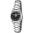 Seiko Women's SYMC27 Seiko 5 Automatic Black Dial Stainless Steel Watch Seiko Women's SYMC27 Seiko 5 Automatic Black Dial Stainless Steel Watch